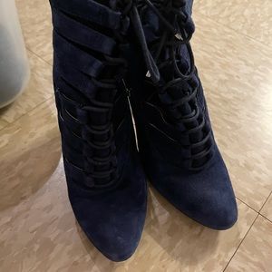 BCBG BLUE SUEDE SHOES